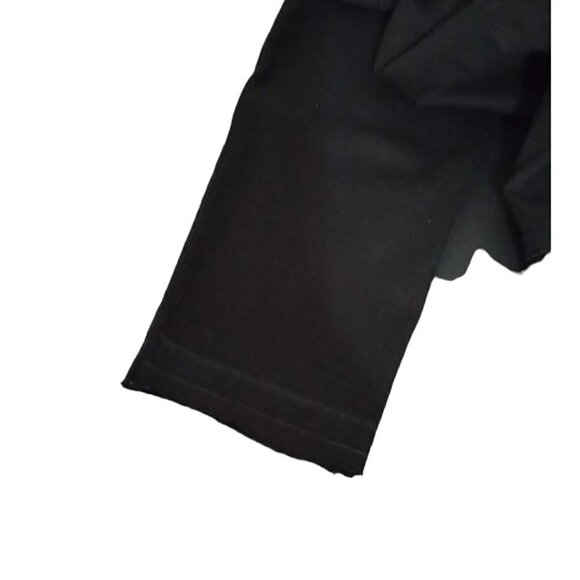 SEVEN7 Black Mid-Rise Ankle Skinny Raw Hem Jeans Sz 14 - Picture 6 of 9